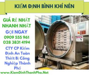 hình ảnh kiểm định bình khí nén