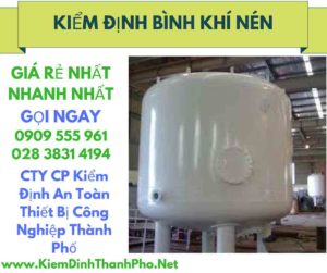 hình ảnh kiểm định bình khí nén