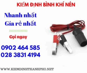 Hình ảnh kiểm định Bình khí nén