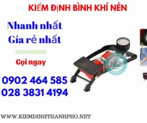 Hình ảnh kiểm định Bình khí nén