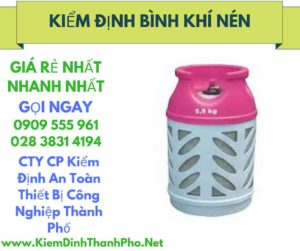 hình ảnh kiểm định bình khí nén