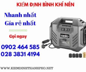 Hình ảnh kiểm định Bình khí nén