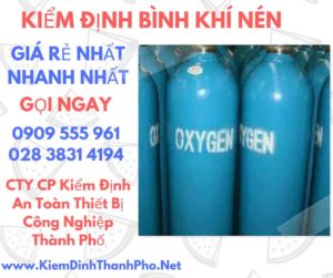 hình ảnh kiểm định bình khí nén