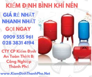 hình ảnh kiểm định bình khí nén