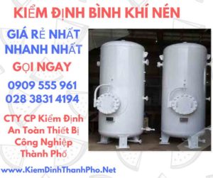 hình ảnh kiểm định bình khí nén