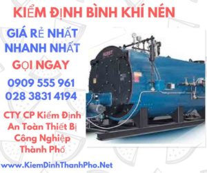 hình ảnh kiểm định bình khí nén