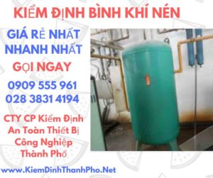 hình ảnh kiểm định bình khí nén