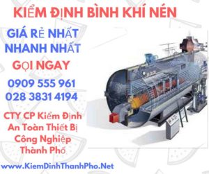 hình ảnh kiểm định bình khí nén