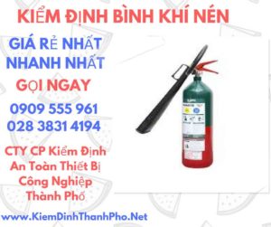 hình ảnh kiểm định bình khí nén