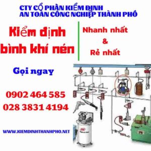 Hình ảnh kiểm định Bình khí nén