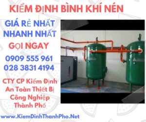 hình ảnh kiểm định bình khí nén