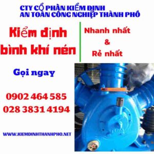 Hình ảnh kiểm định Bình khí nén