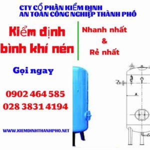 Hình ảnh kiểm định Bình khí nén