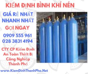 hình ảnh kiểm định bình khí nén