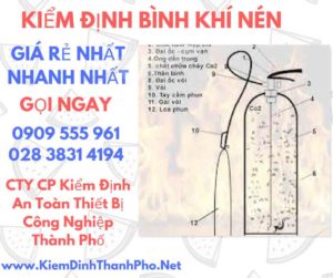 hình ảnh kiểm định bình khí nén