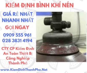 hình ảnh kiểm định bình khí nén