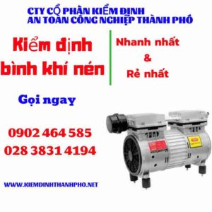 Hình ảnh kiểm định Bình khí nén