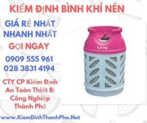 hình ảnh kiểm định bình khí nén