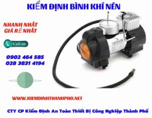 Hình ảnh kiểm định Bình khí nén