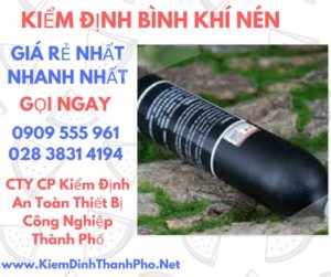 hình ảnh kiểm định bình khí nén