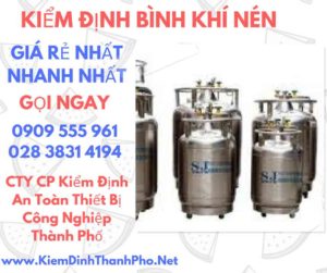 hình ảnh kiểm định bình khí nén