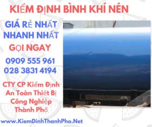 hình ảnh kiểm định bình khí nén