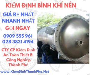 hình ảnh kiểm định bình khí nén