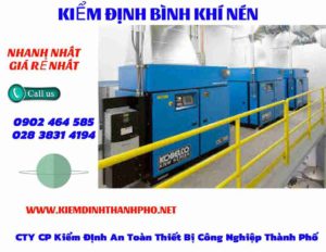 Hình ảnh kiểm định Bình khí nén