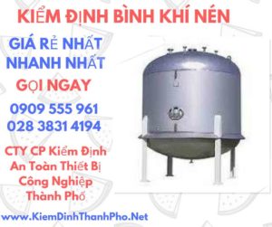 hình ảnh kiểm định bình khí nén