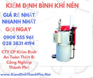 hình ảnh kiểm định bình khí nén