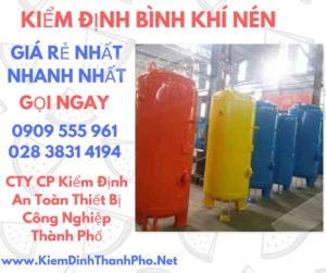 hình ảnh kiểm định bình khí nén