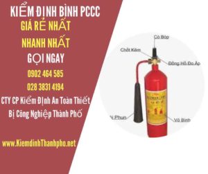 Hình ảnh kiểm định BÌnh PCCC