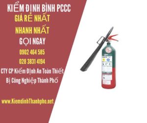 Hình ảnh kiểm định BÌnh PCCC