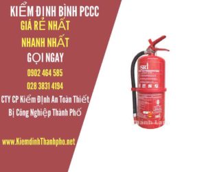 Hình ảnh kiểm định BÌnh PCCC