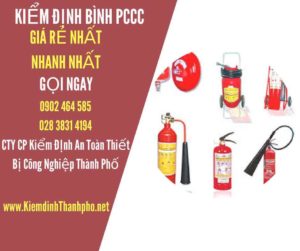 Hình ảnh kiểm định BÌnh PCCC