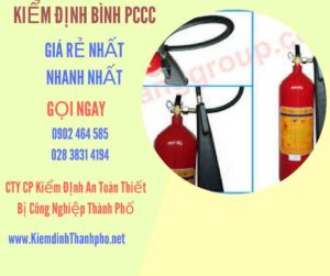 Hình ảnh kiểm định BÌnh PCCC