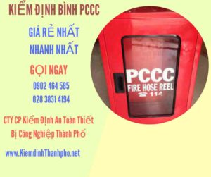 Hình ảnh kiểm định BÌnh PCCC