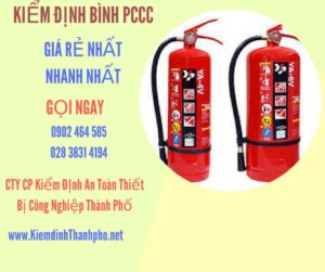 Hình ảnh kiểm định BÌnh PCCC