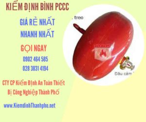 Hình ảnh kiểm định BÌnh PCCC