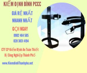 Hình ảnh kiểm định BÌnh PCCC