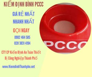 Hình ảnh kiểm định BÌnh PCCC