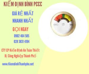 Hình ảnh kiểm định BÌnh PCCC