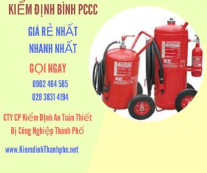 Hình ảnh kiểm định BÌnh PCCC