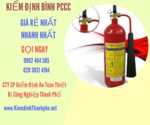 Hình ảnh kiểm định BÌnh PCCC