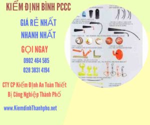 Hình ảnh kiểm định BÌnh PCCC