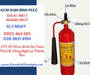 Hình ảnh kiểm định BÌnh PCCC