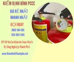 Hình ảnh kiểm định BÌnh PCCC