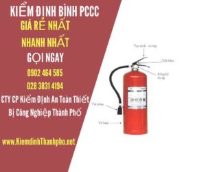 Hình ảnh kiểm định BÌnh PCCC