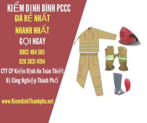 Hình ảnh kiểm định BÌnh PCCC