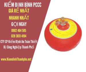 Hình ảnh kiểm định BÌnh PCCC